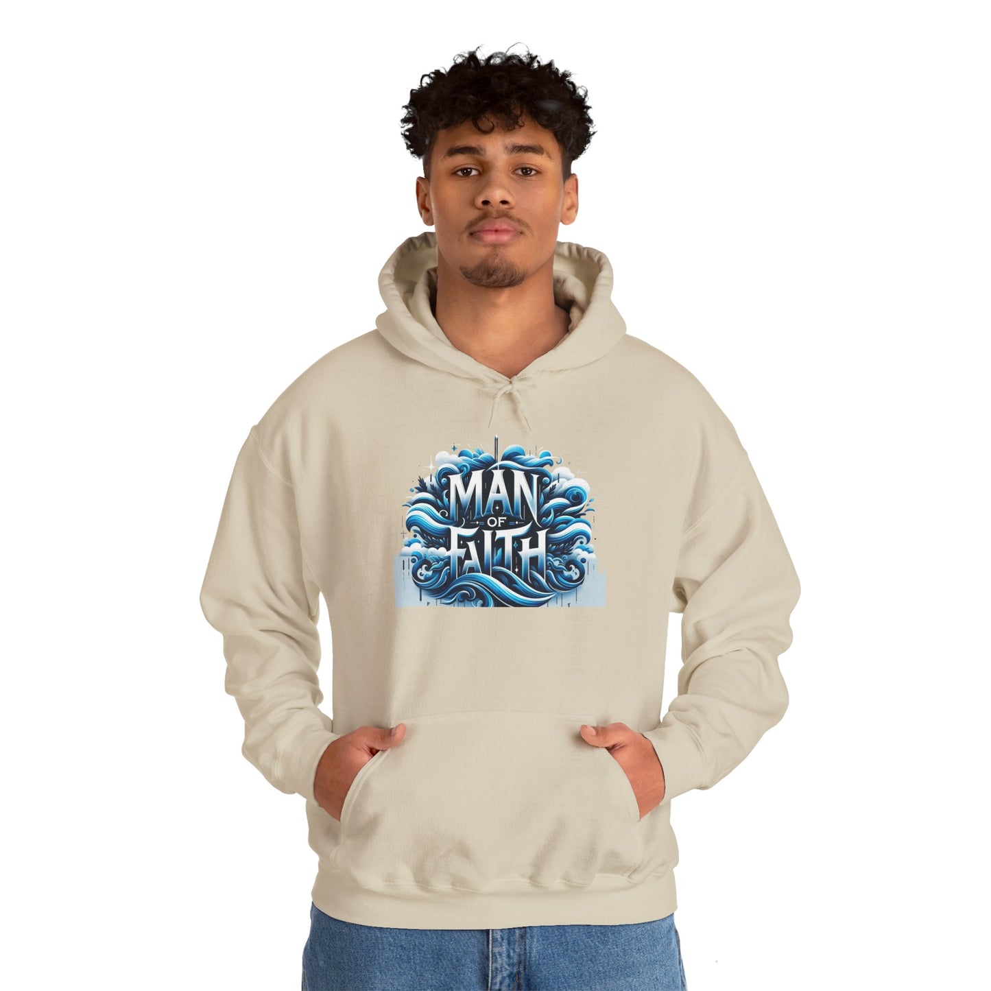 Unisex Heavy Blend™ Hooded Sweatshirt Man of Faith