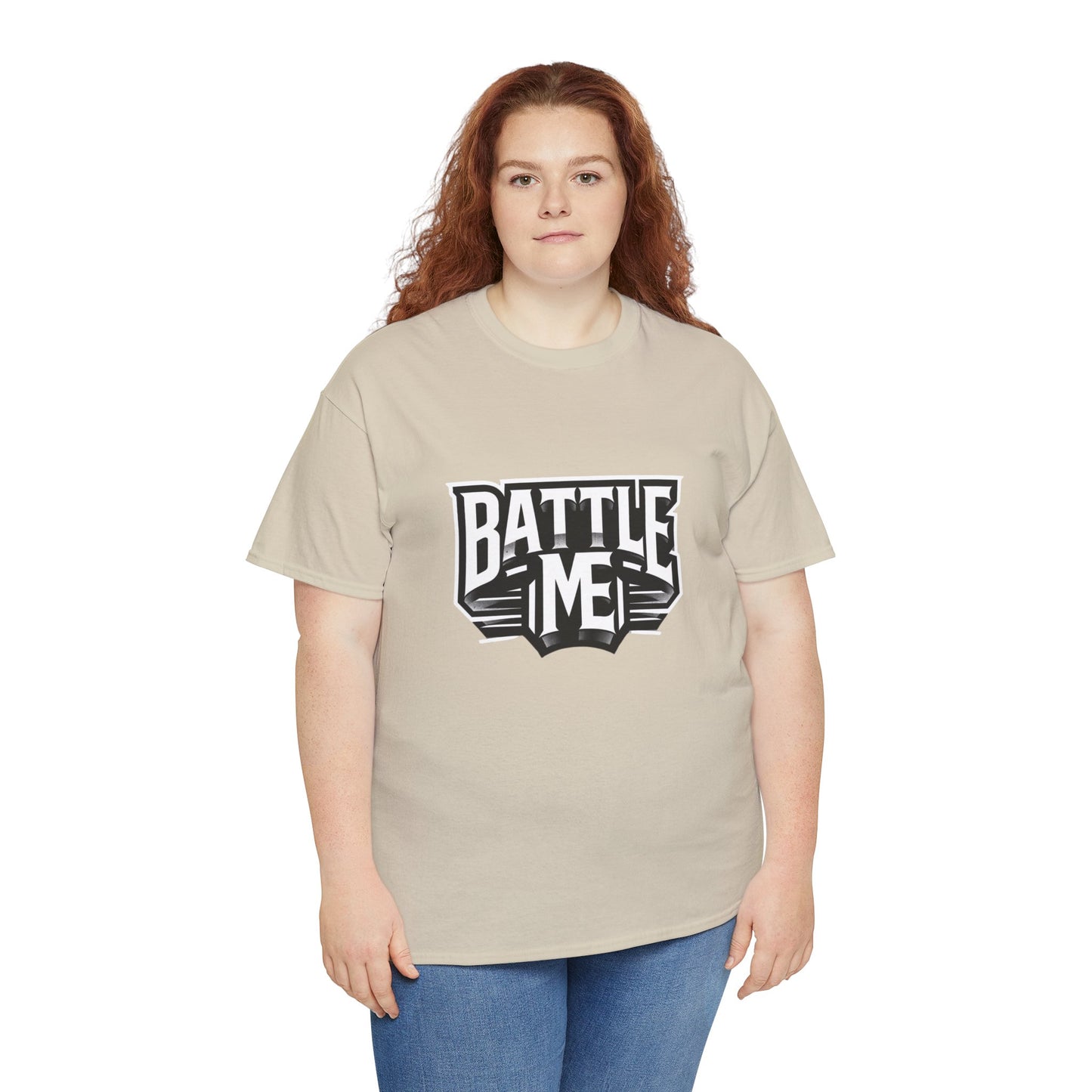 Heavy Cotton Tshirt Unisex for Battle on Live