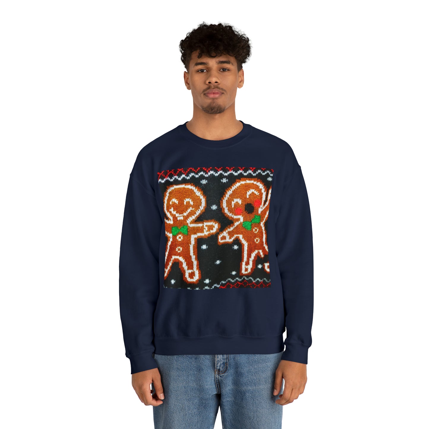 Unisex Heavy Blend™ Crewneck Christmas Ugly Sweatshirt2