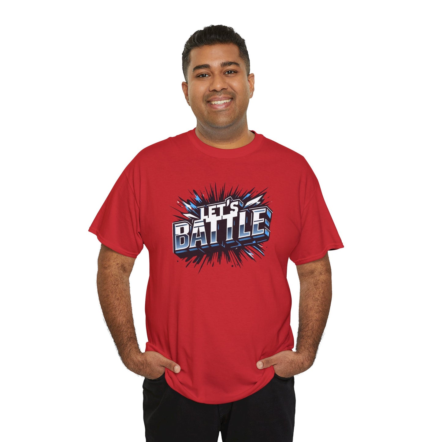 Heavy Cotton Tshirt for Male and Female Lets Battle