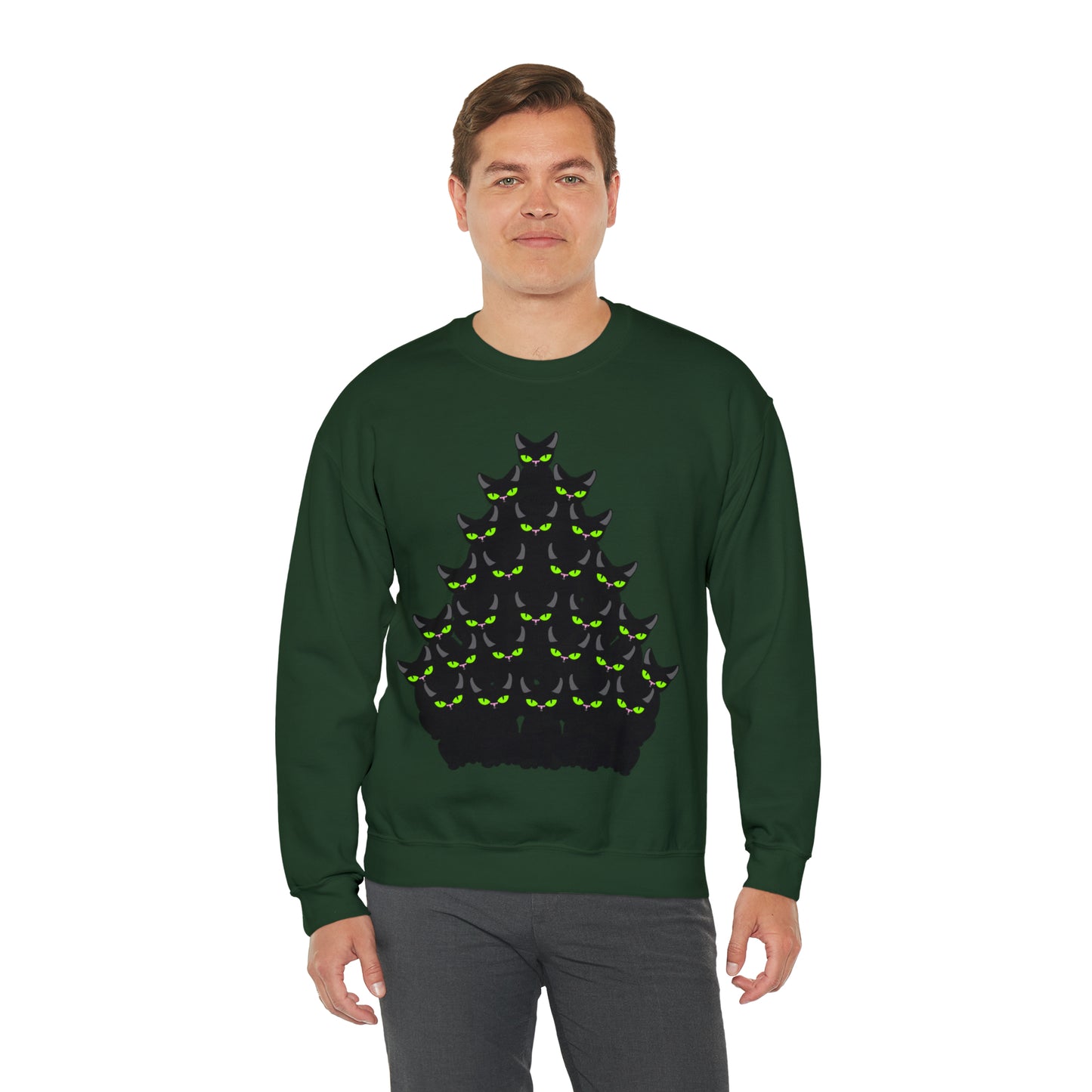 Unisex Heavy Blend™ Crewneck Christmas Ugly Sweatshirt13