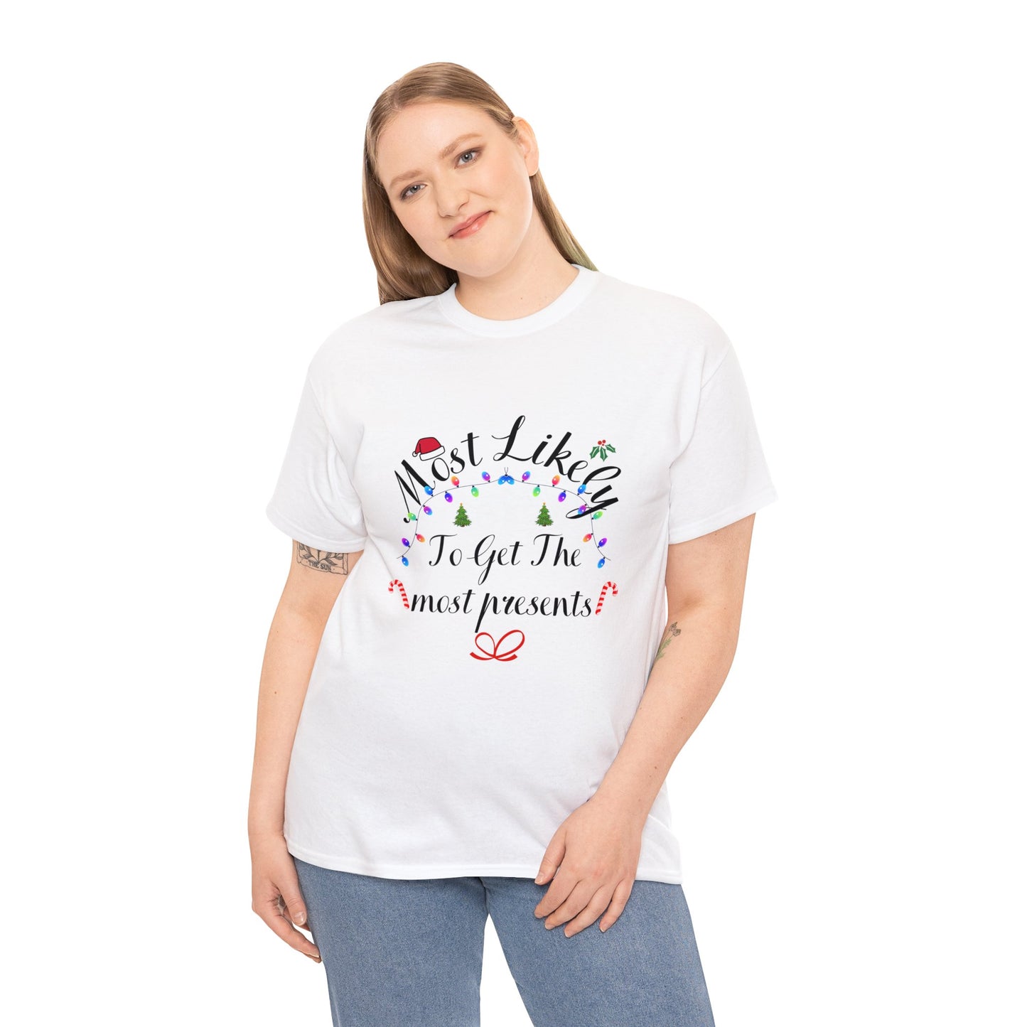 Christmas Ugly Tees Unisex Heavy Cotton Tee get most Presents