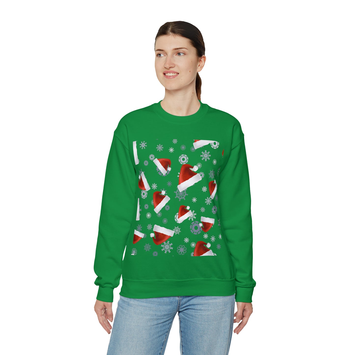 Unisex Heavy Blend™ Crewneck Christmas Ugly Sweatshirt18