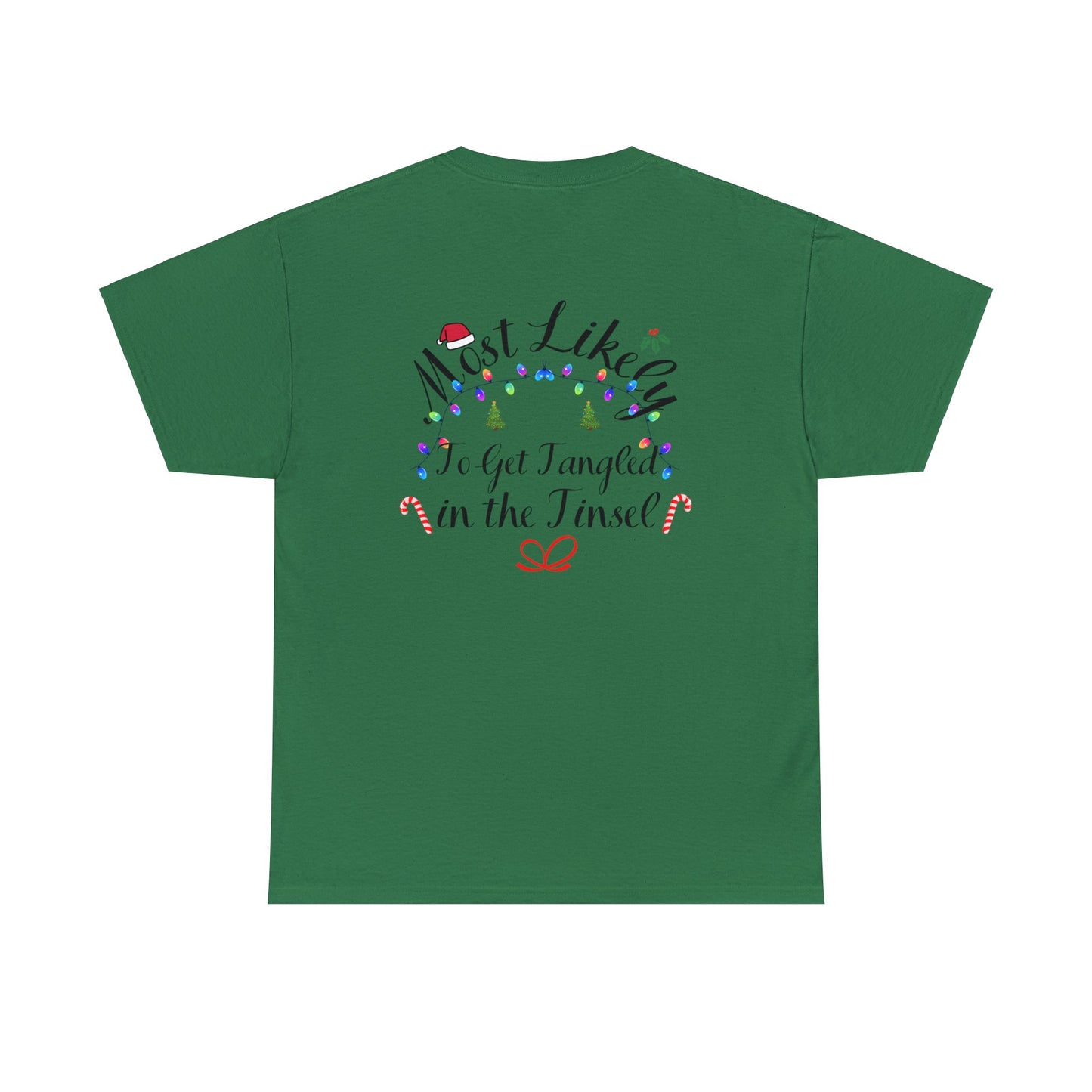 Christmas Ugly Tees Unisex Heavy Cotton Tee in the Tinsel