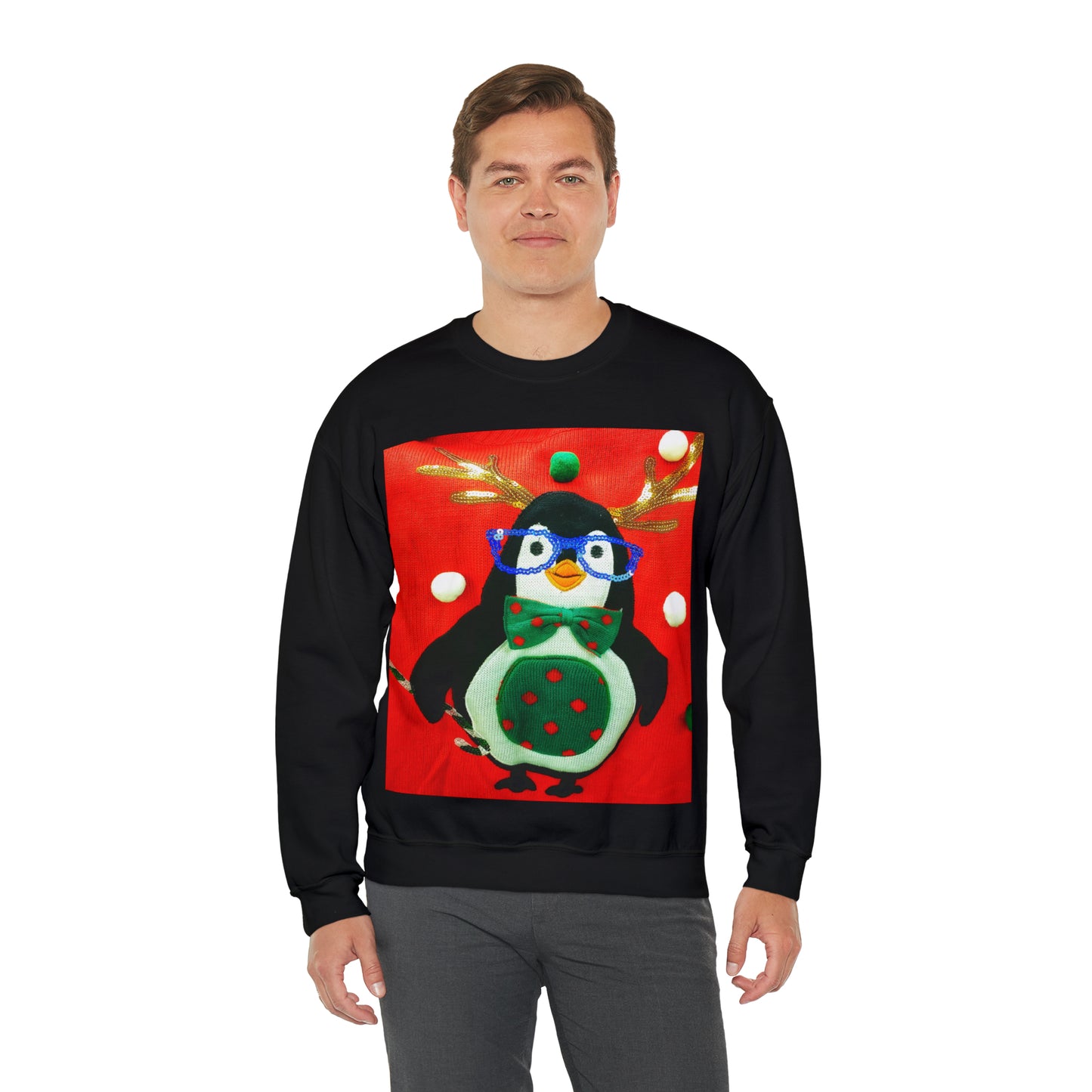 Unisex Heavy Blend™ Crewneck Christmas Ugly Sweatshirt