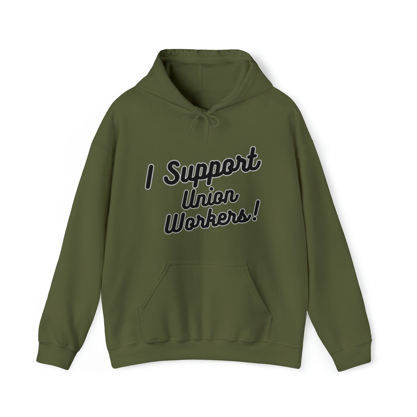 I Support Union Workers - Unisex Heavy Blend™ Hooded Sweatshirt