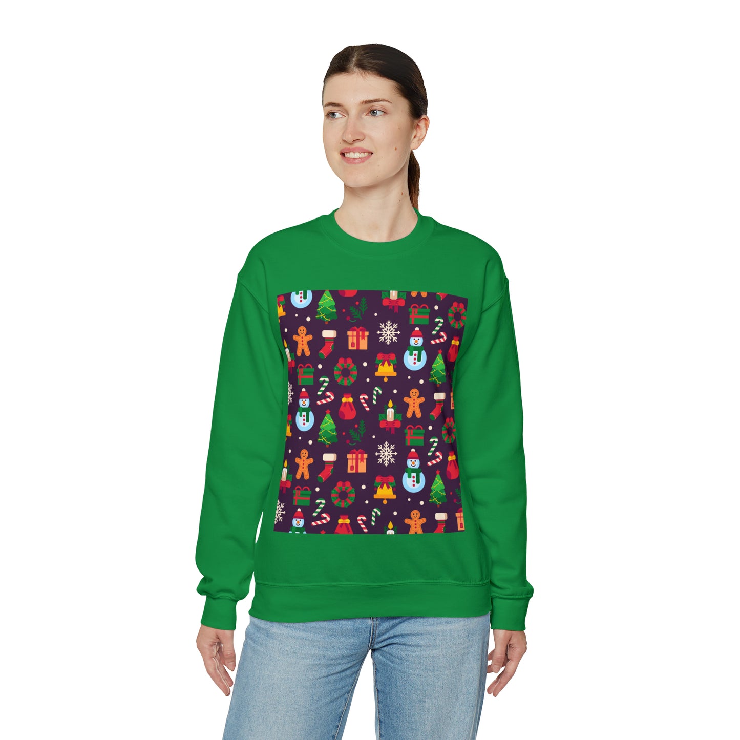 Unisex Heavy Blend™ Crewneck Christmas Ugly Sweatshirt10