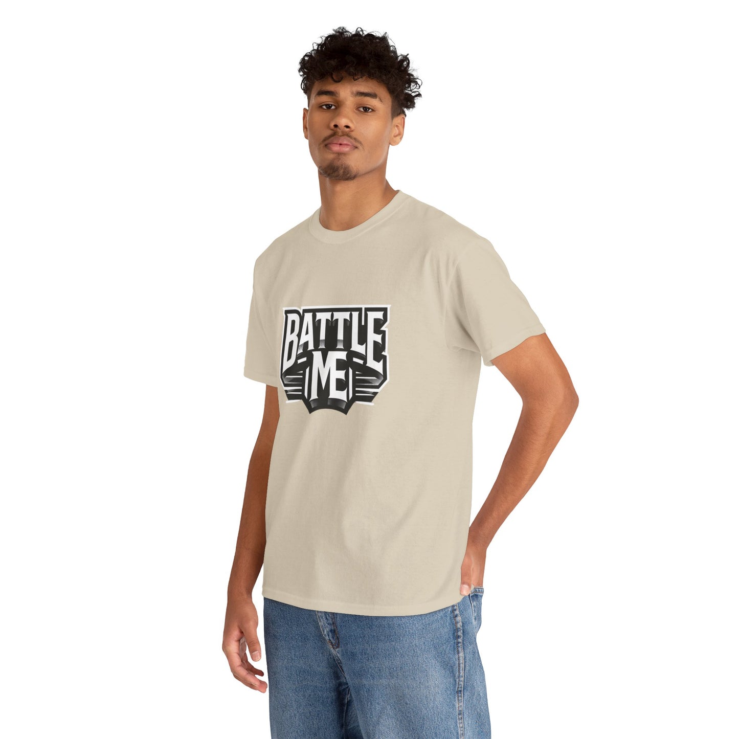 Heavy Cotton Tshirt Unisex for Battle on Live