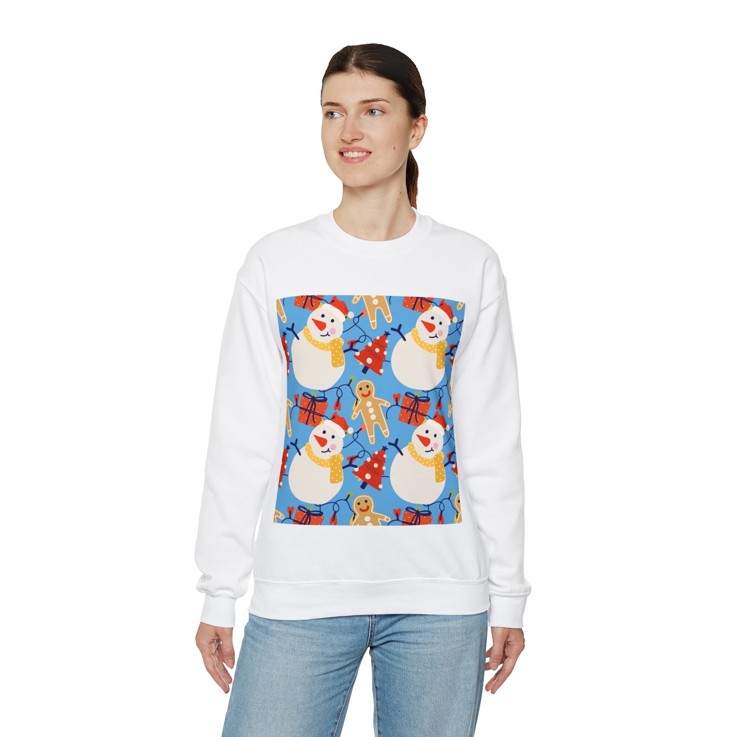 Unisex Heavy Blend™ Crewneck Christmas Ugly Sweatshirt14