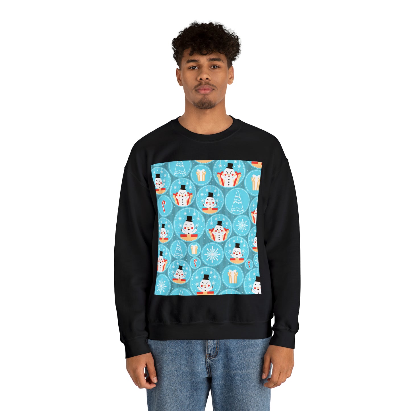 Unisex Heavy Blend™ Crewneck Christmas Ugly Sweatshirt5