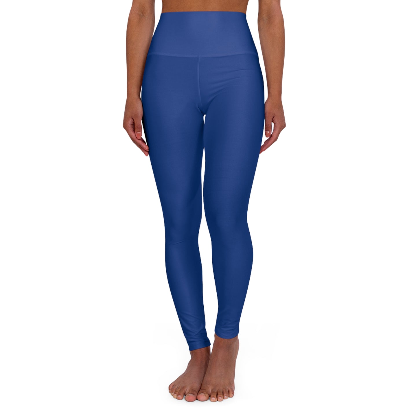 High Waisted Yoga Leggings for Women Blue