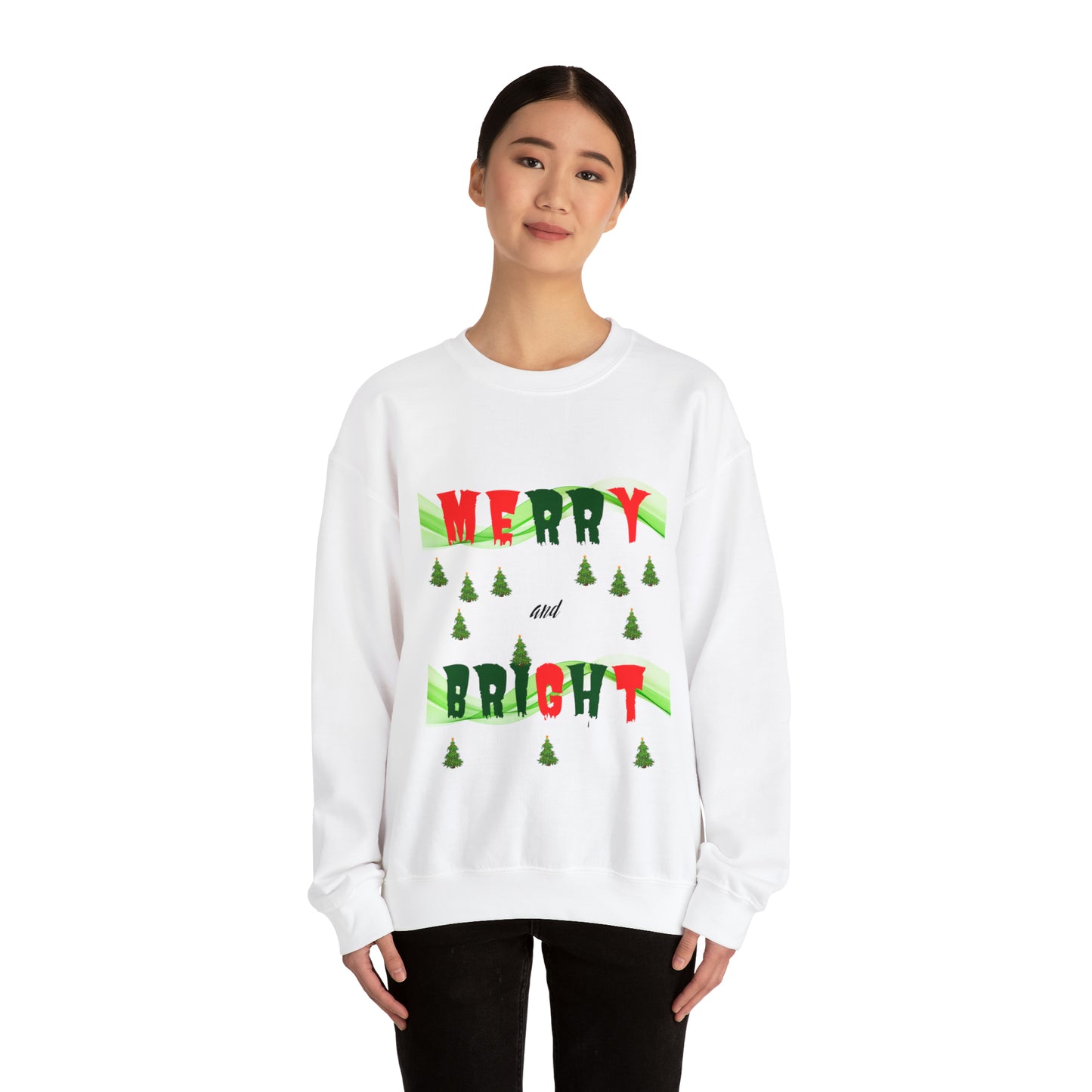 Merry and Bright Christmas Ugly Sweater