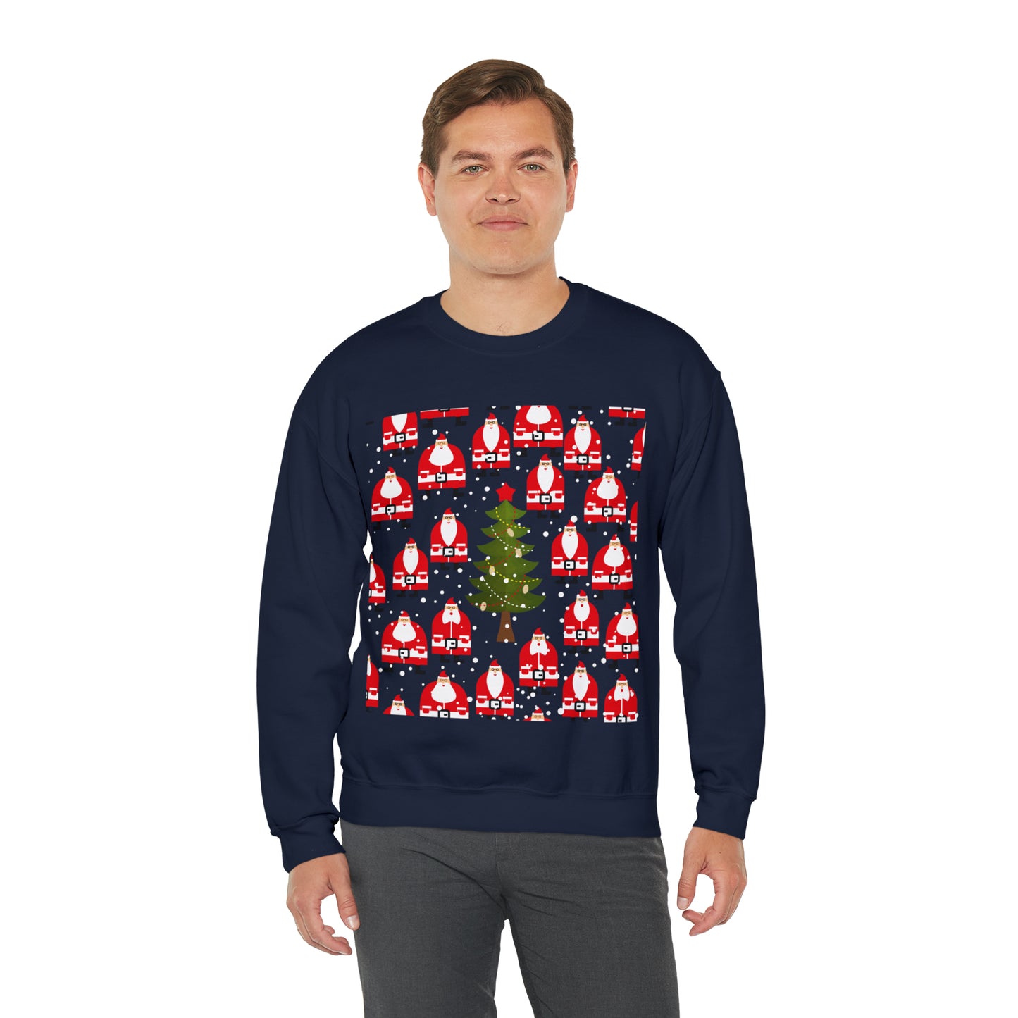 Unisex Heavy Blend™ Crewneck Christmas Ugly Sweatshirt9