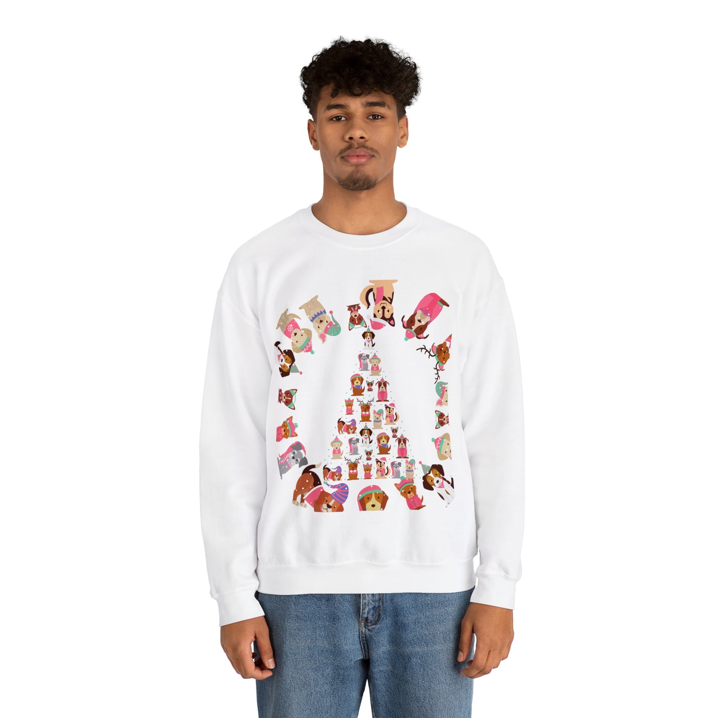 Unisex Heavy Blend™ Crewneck Christmas Ugly Sweatshirt6