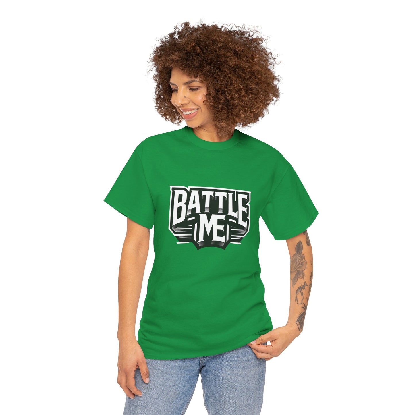 Heavy Cotton Tshirt Unisex for Battle on Live