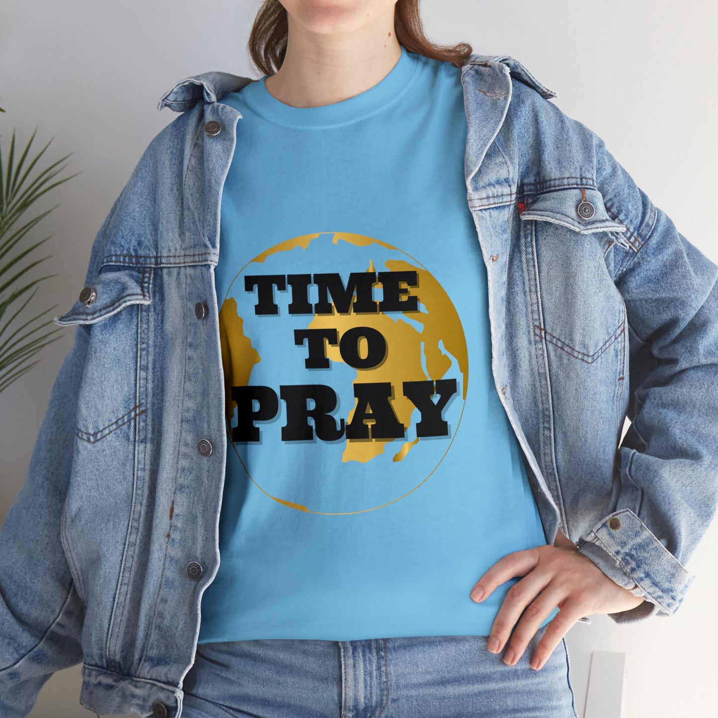 Unisex Heavy Cotton Tee Time to Pray Tee