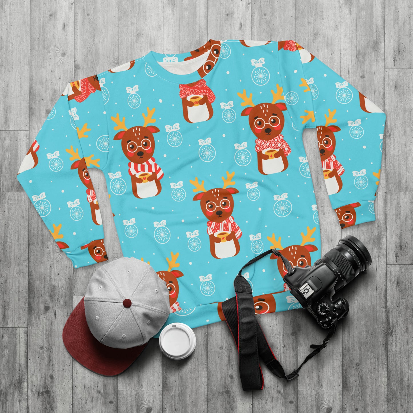 Christmas Ugly Sweater All Over Print Unisex Sweatshirt 2