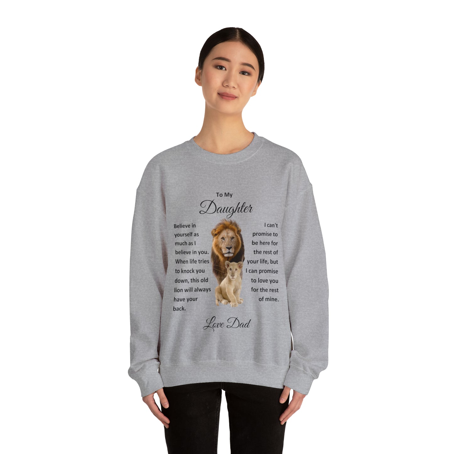 To My Daughter Sweatshirt 2