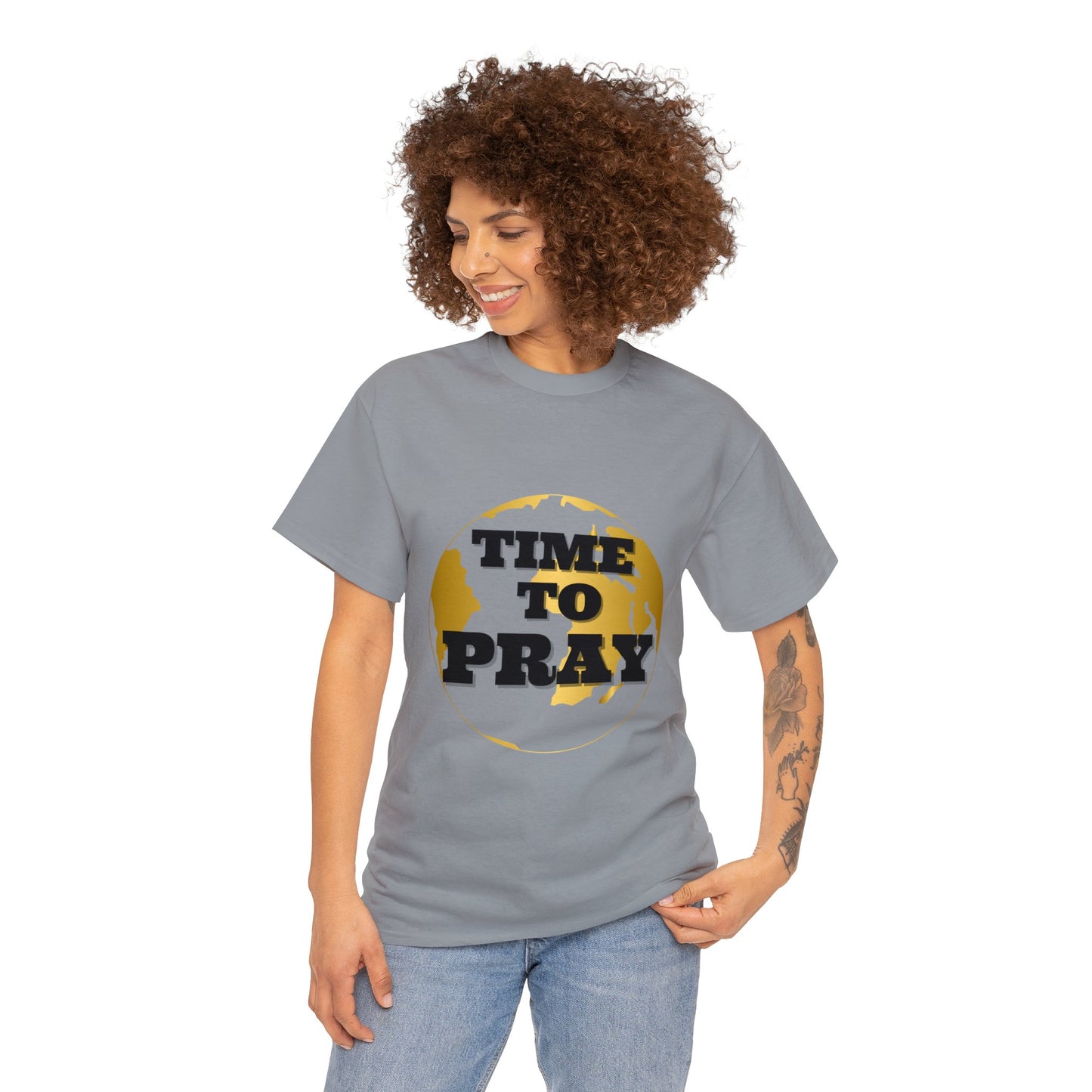 Unisex Heavy Cotton Tee Time to Pray Tee