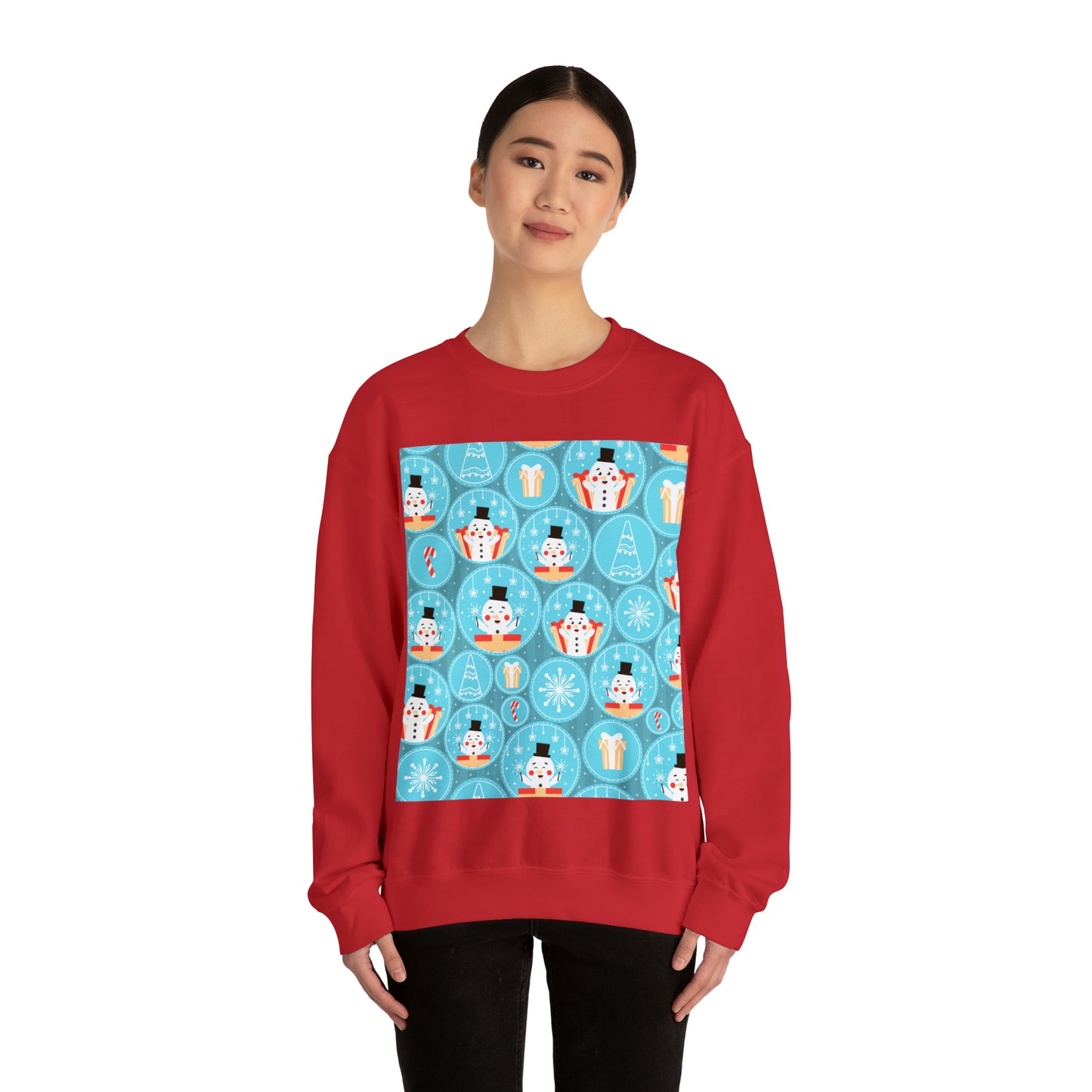 Unisex Heavy Blend™ Crewneck Christmas Ugly Sweatshirt5