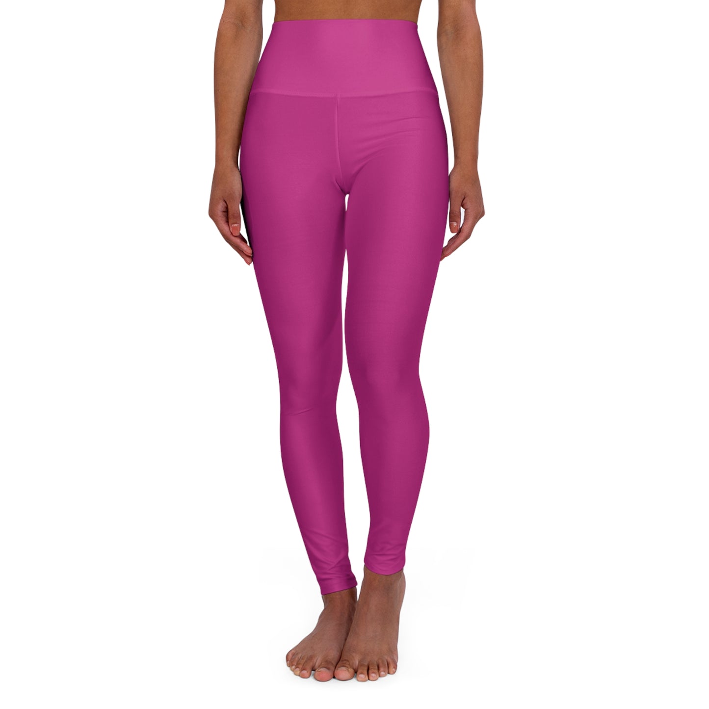 High Waisted Yoga Leggings for Women Pink