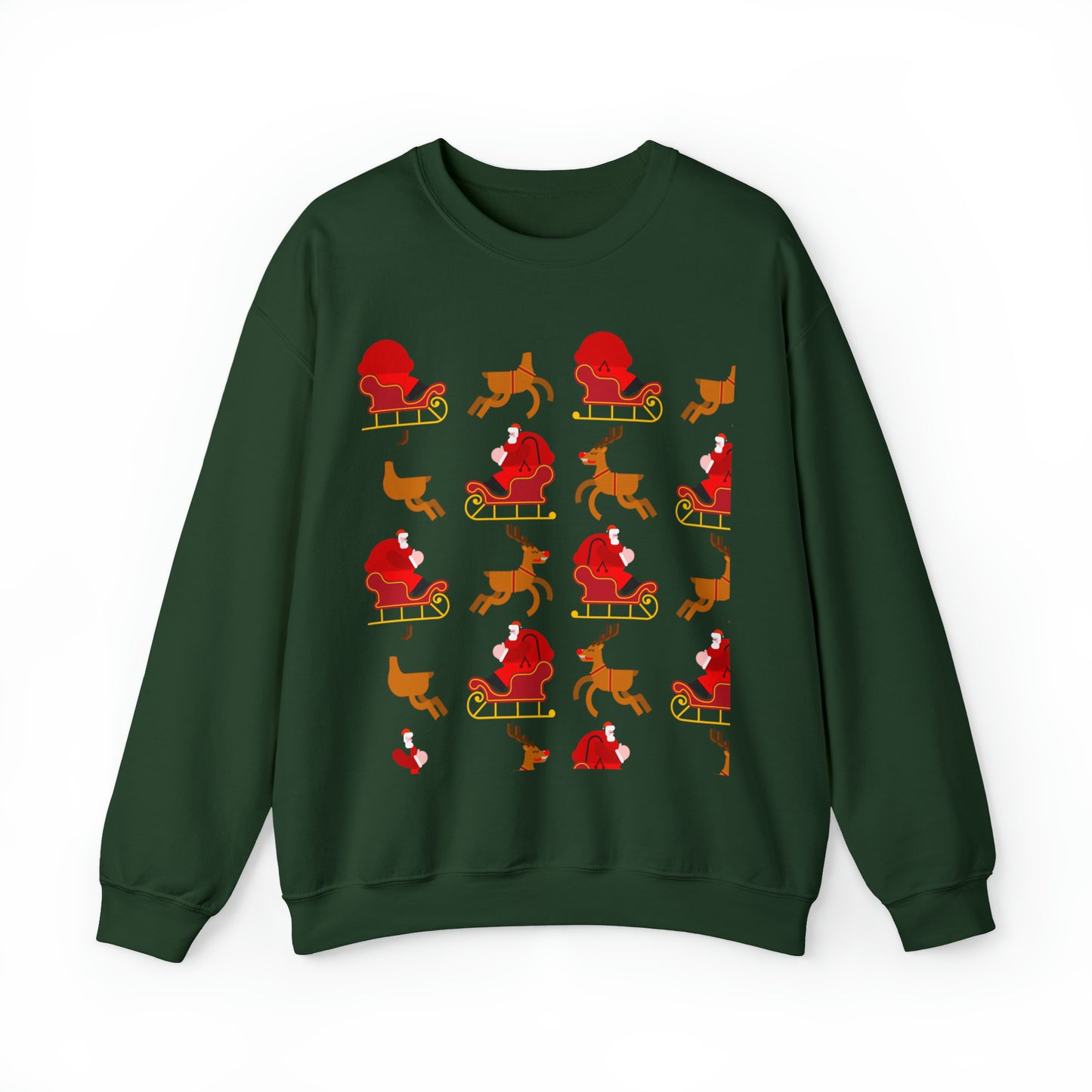 Unisex Heavy Blend™ Crewneck Christmas Ugly Sweatshirt23