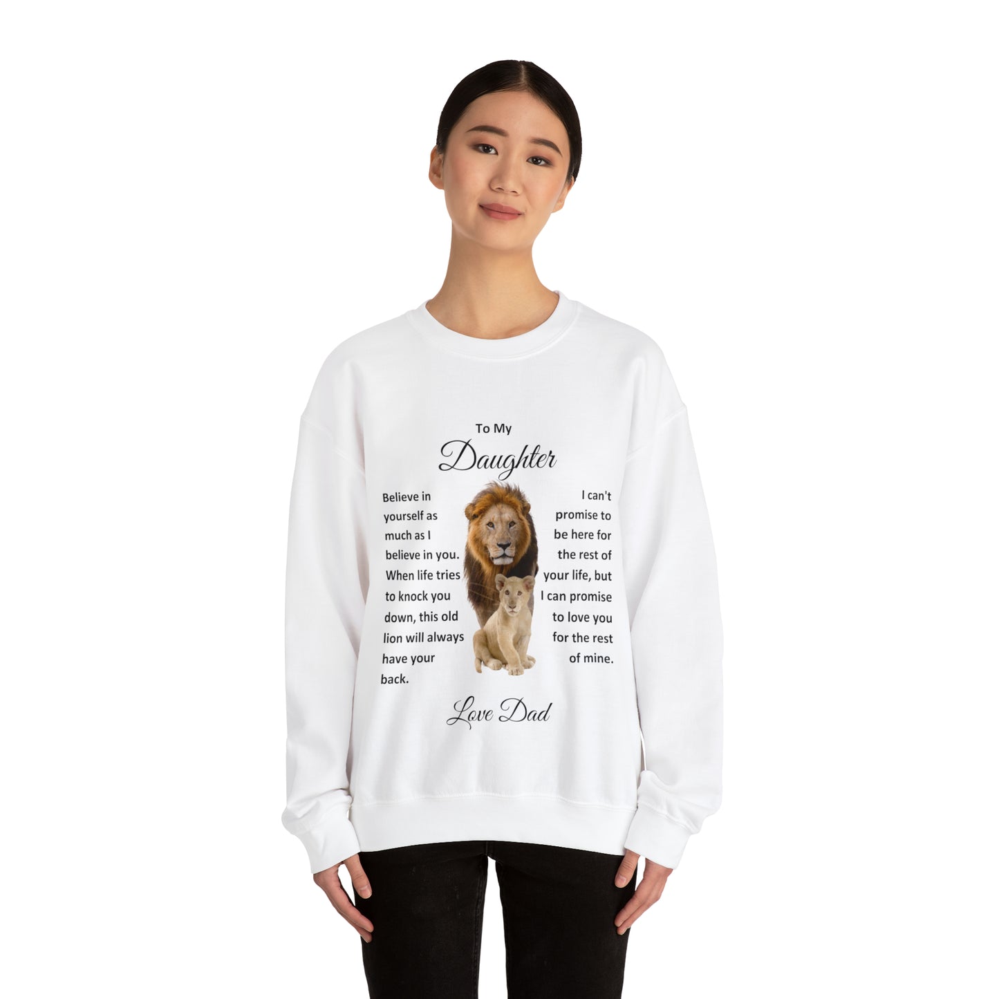 To My Daughter Sweatshirt 2