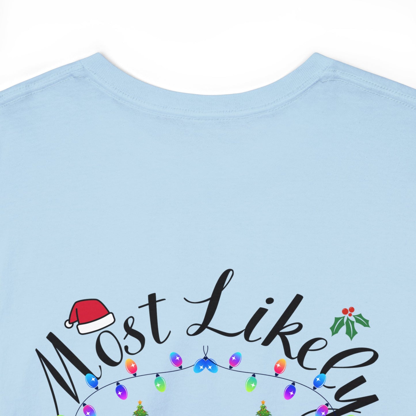 Christmas Ugly Tees Unisex Heavy Cotton Tee fall asleep First