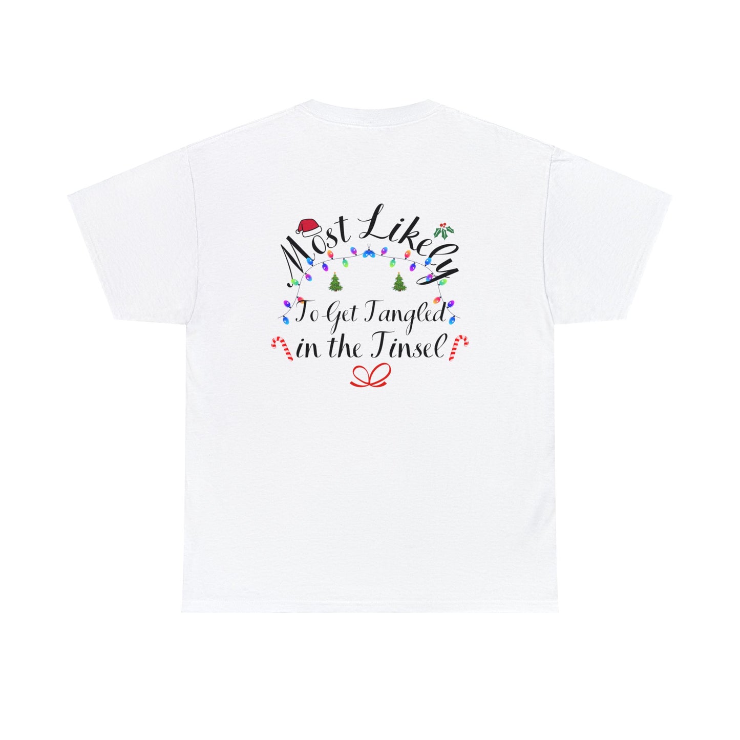 Christmas Ugly Tees Unisex Heavy Cotton Tee in the Tinsel