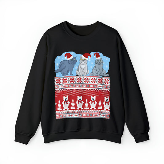 Unisex Heavy Blend™ Crewneck Christmas Ugly Sweatshirt15