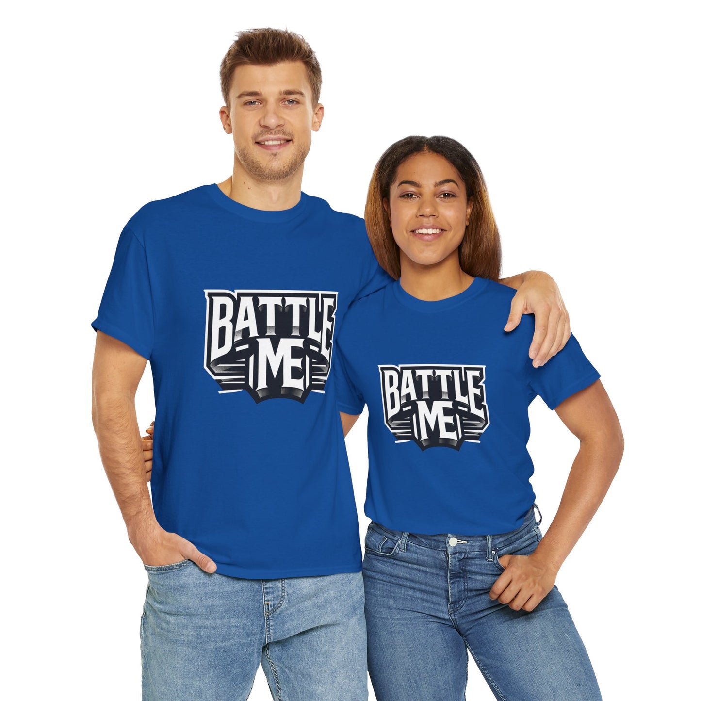 Heavy Cotton Tshirt Unisex for Battle on Live