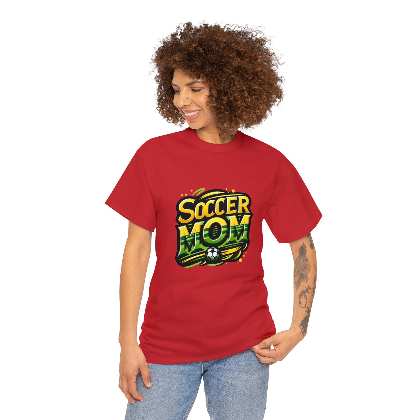 Soccer Mom Unisex Heavy Cotton Tee