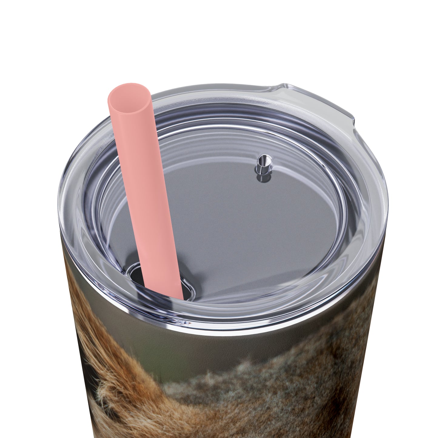 Skinny Tumbler with Straw Male Lion Edition, 20oz