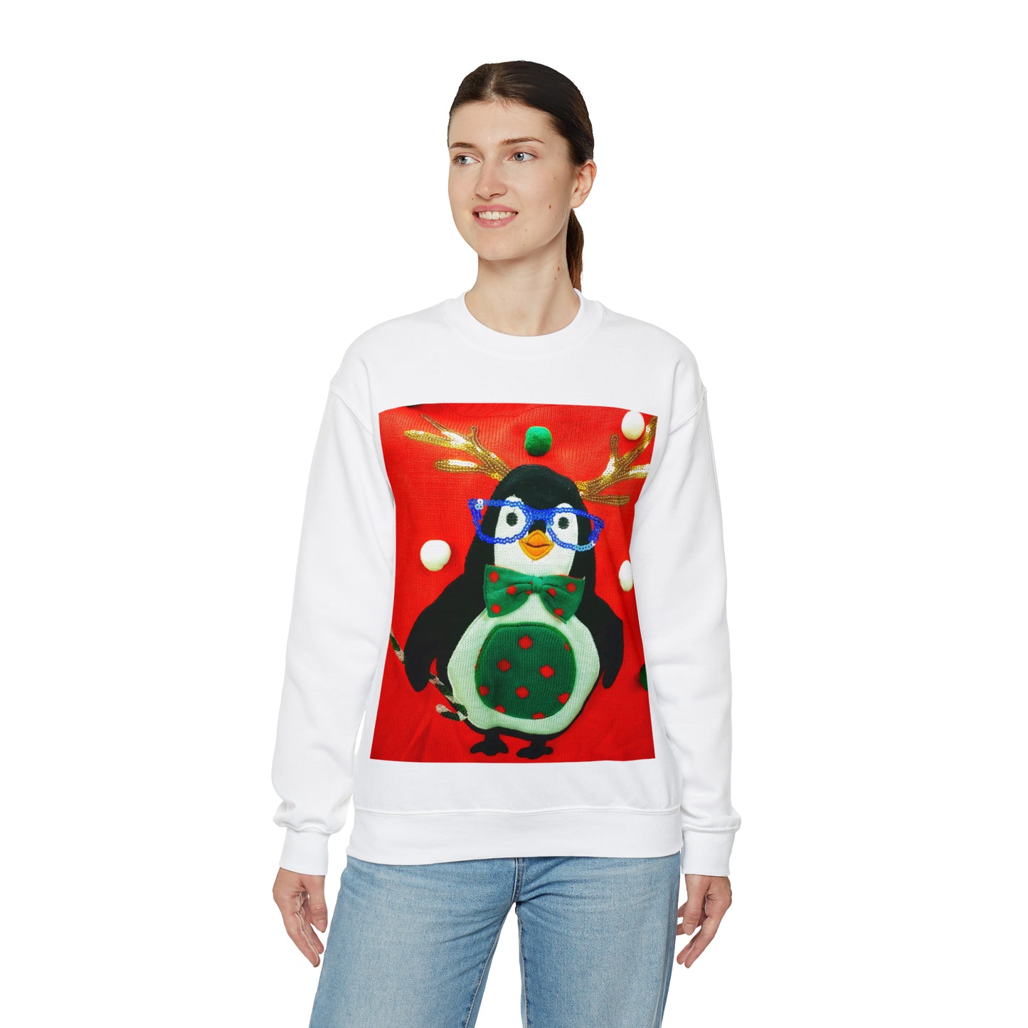 Unisex Heavy Blend™ Crewneck Christmas Ugly Sweatshirt