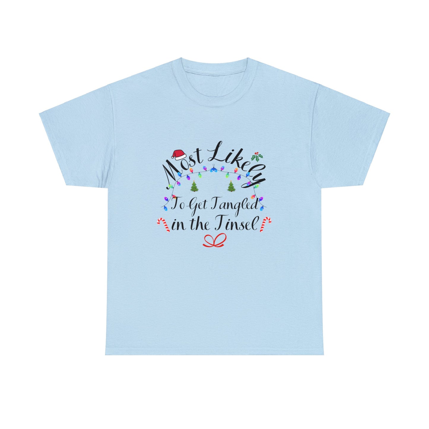 Christmas Ugly Tees Unisex Heavy Cotton Tee in the Tinsel