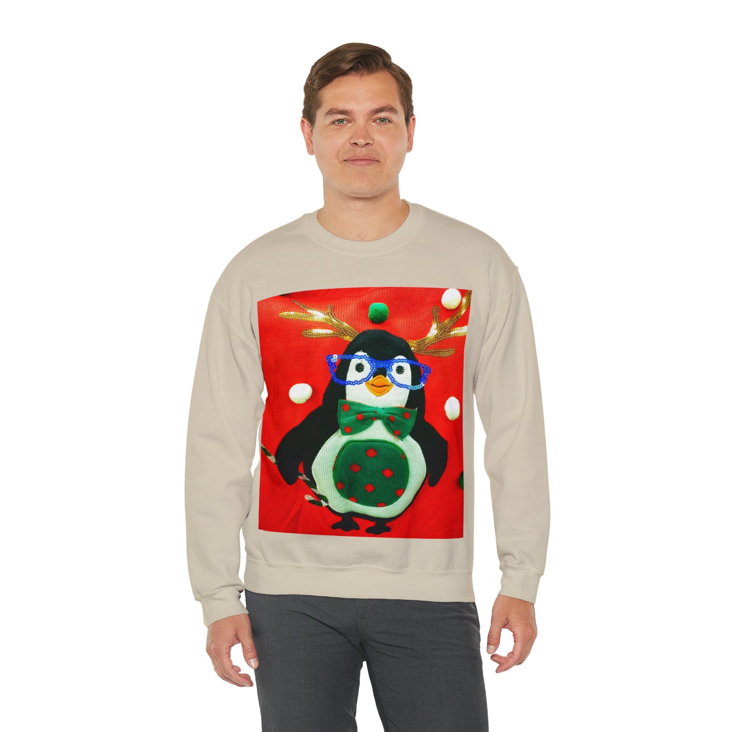 Unisex Heavy Blend™ Crewneck Christmas Ugly Sweatshirt