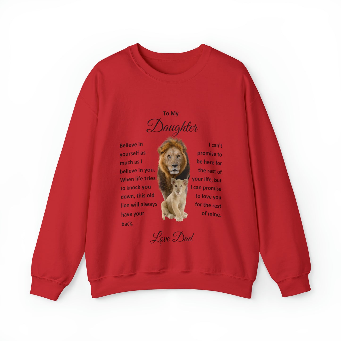 To My Daughter Sweatshirt 2