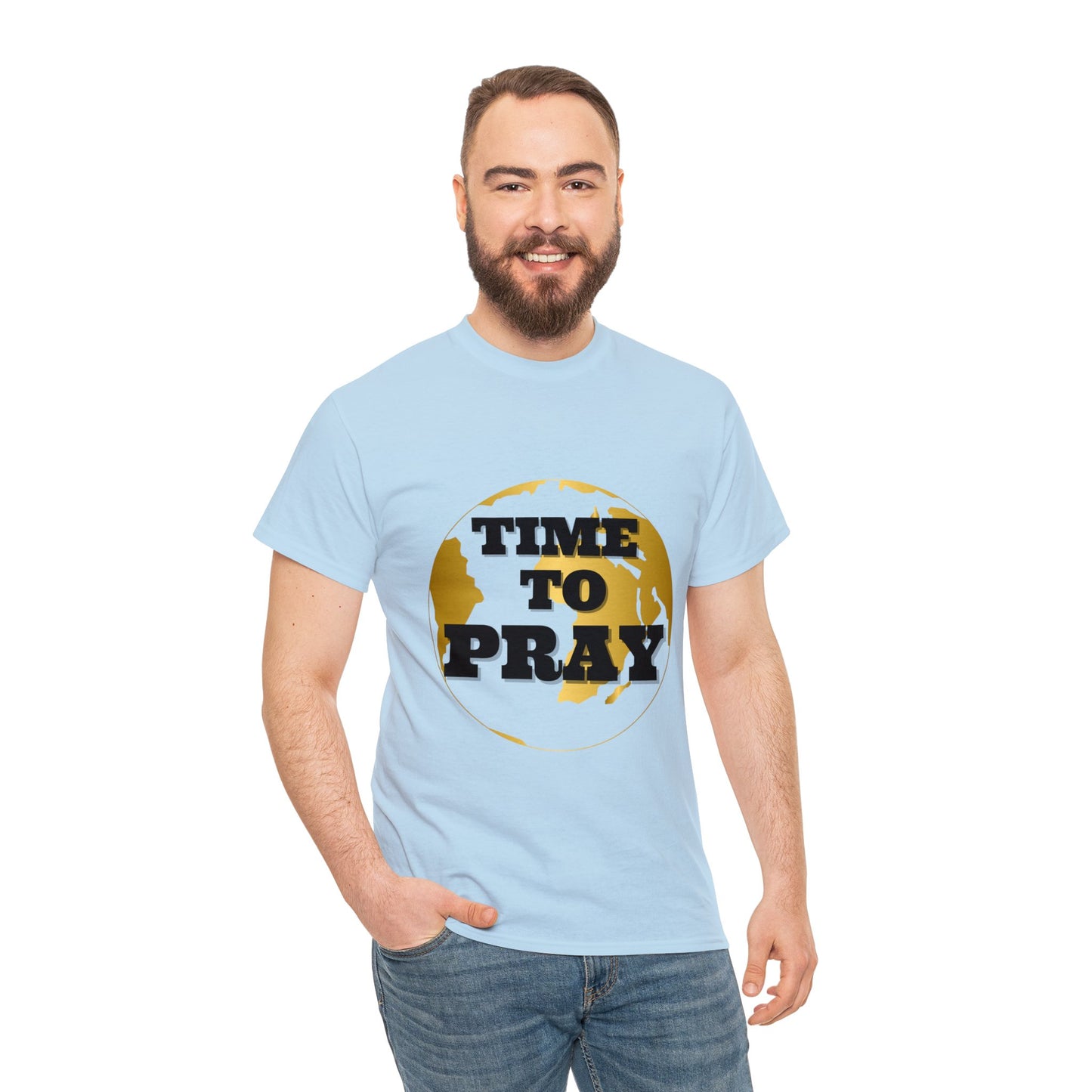 Unisex Heavy Cotton Tee Time to Pray Tee