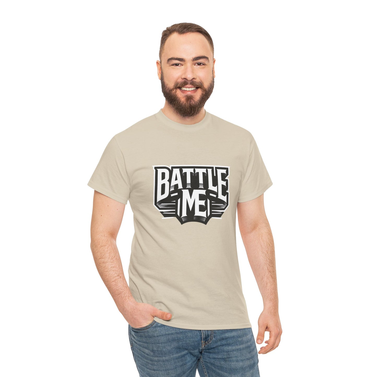 Heavy Cotton Tshirt Unisex for Battle on Live