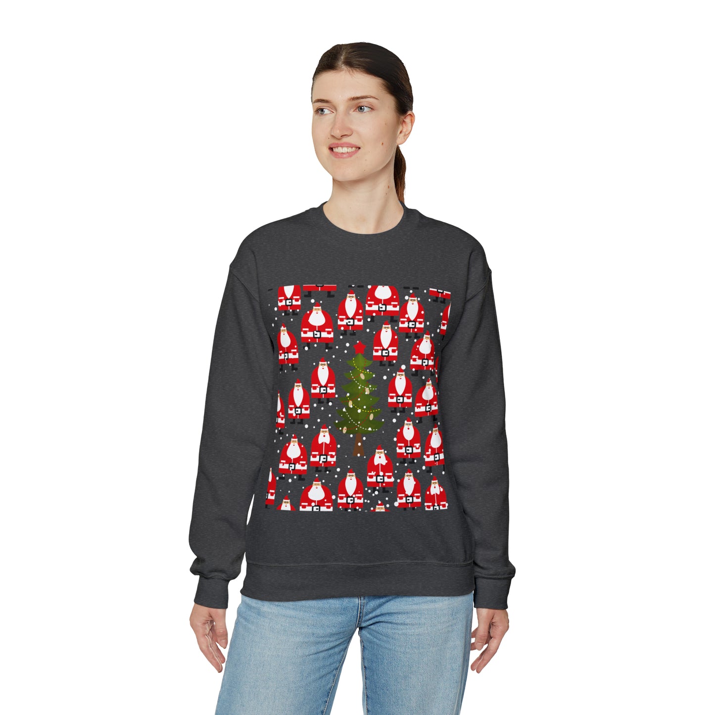 Unisex Heavy Blend™ Crewneck Christmas Ugly Sweatshirt9