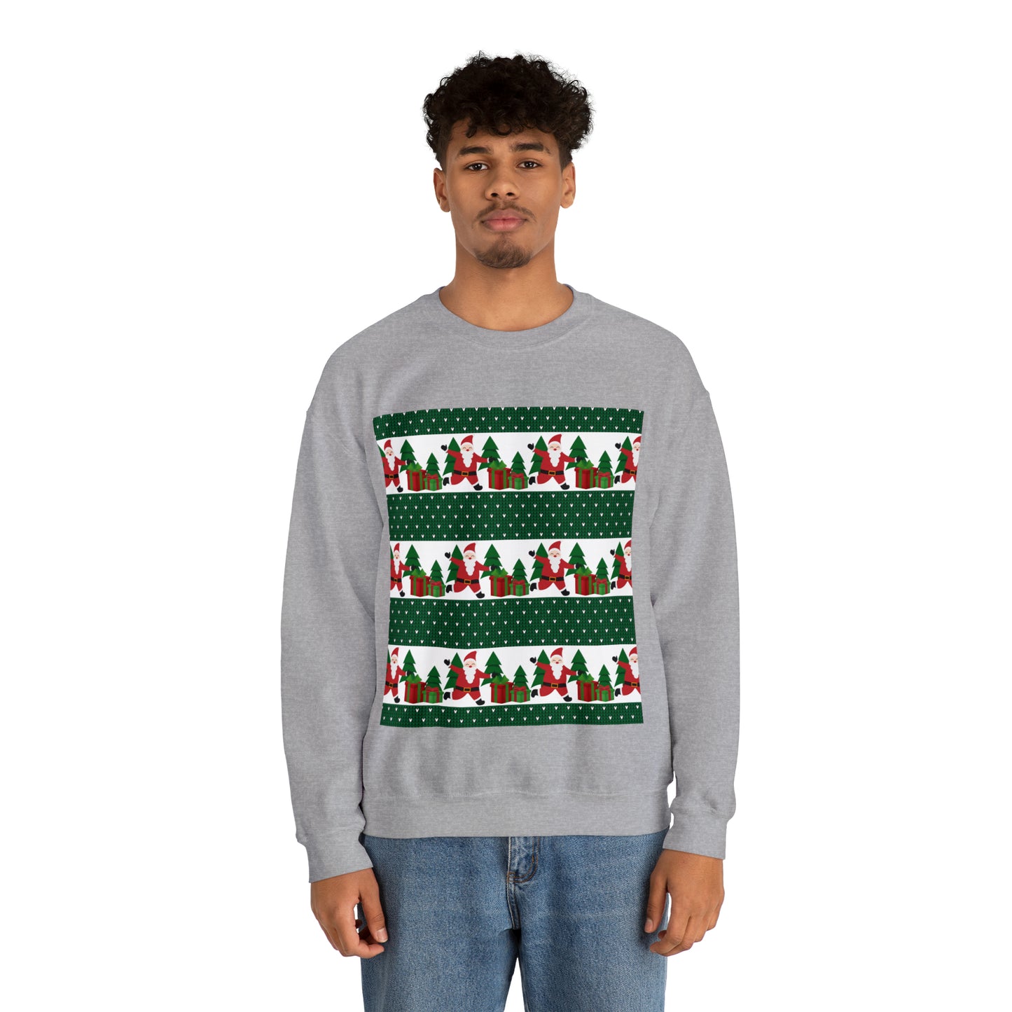 Unisex Heavy Blend™ Crewneck Christmas Ugly Sweatshirt21