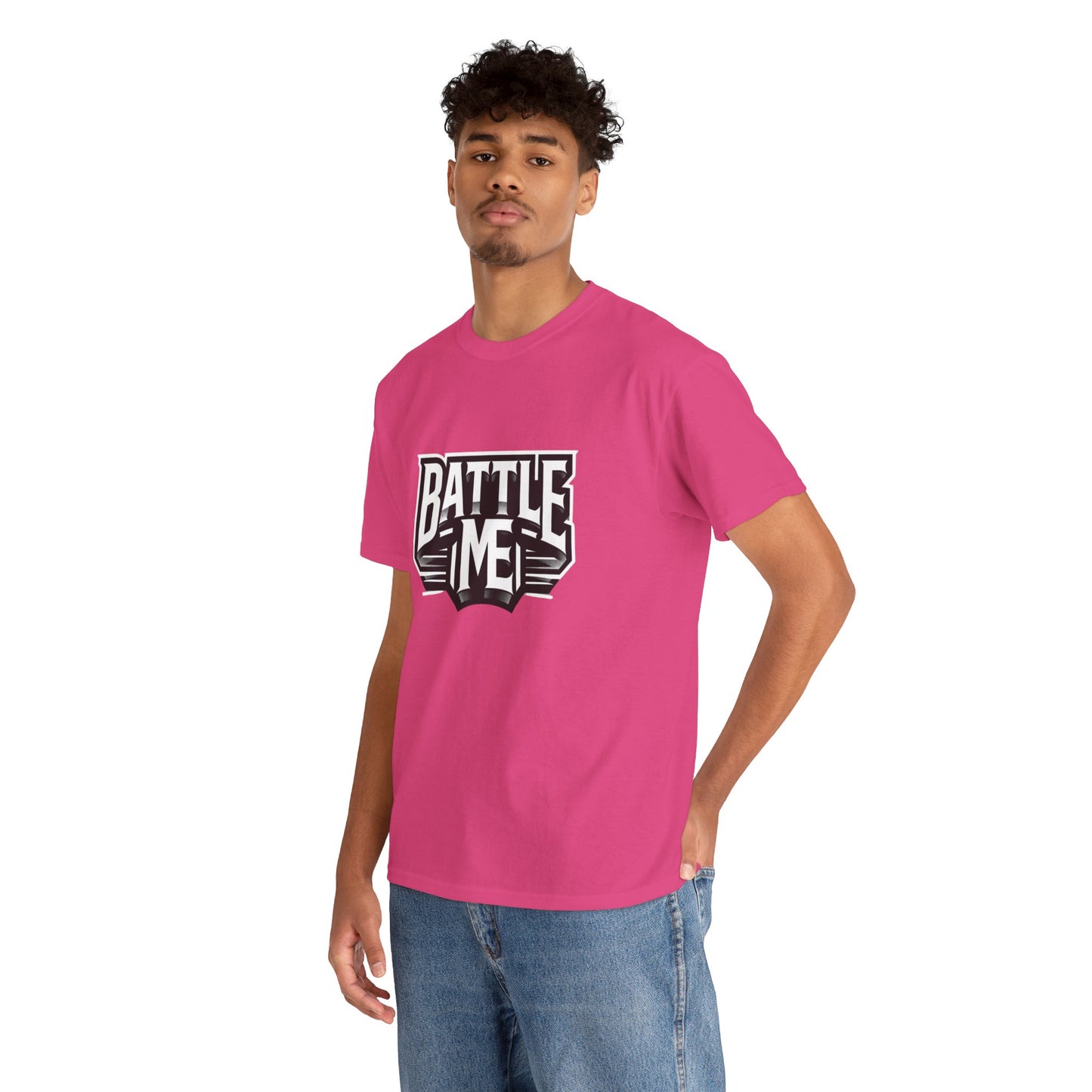 Heavy Cotton Tshirt Unisex for Battle on Live