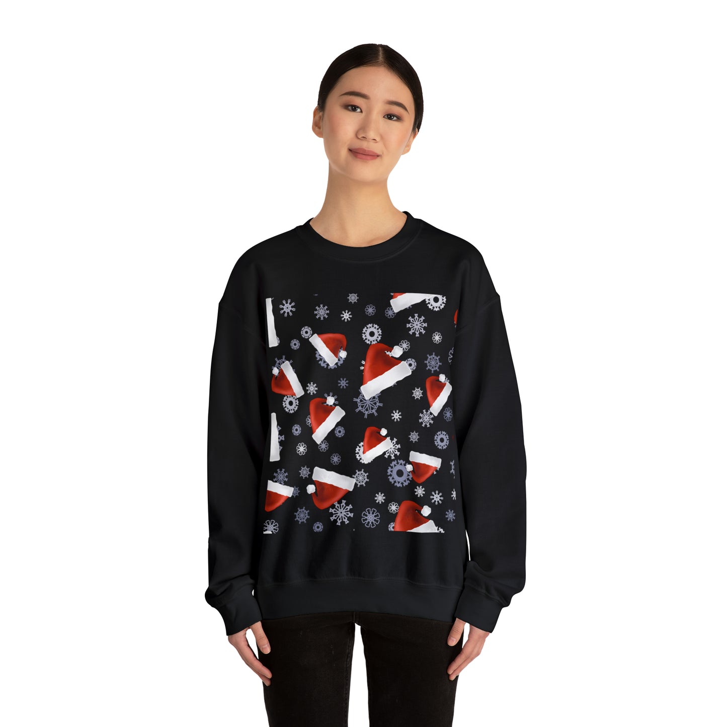 Unisex Heavy Blend™ Crewneck Christmas Ugly Sweatshirt18