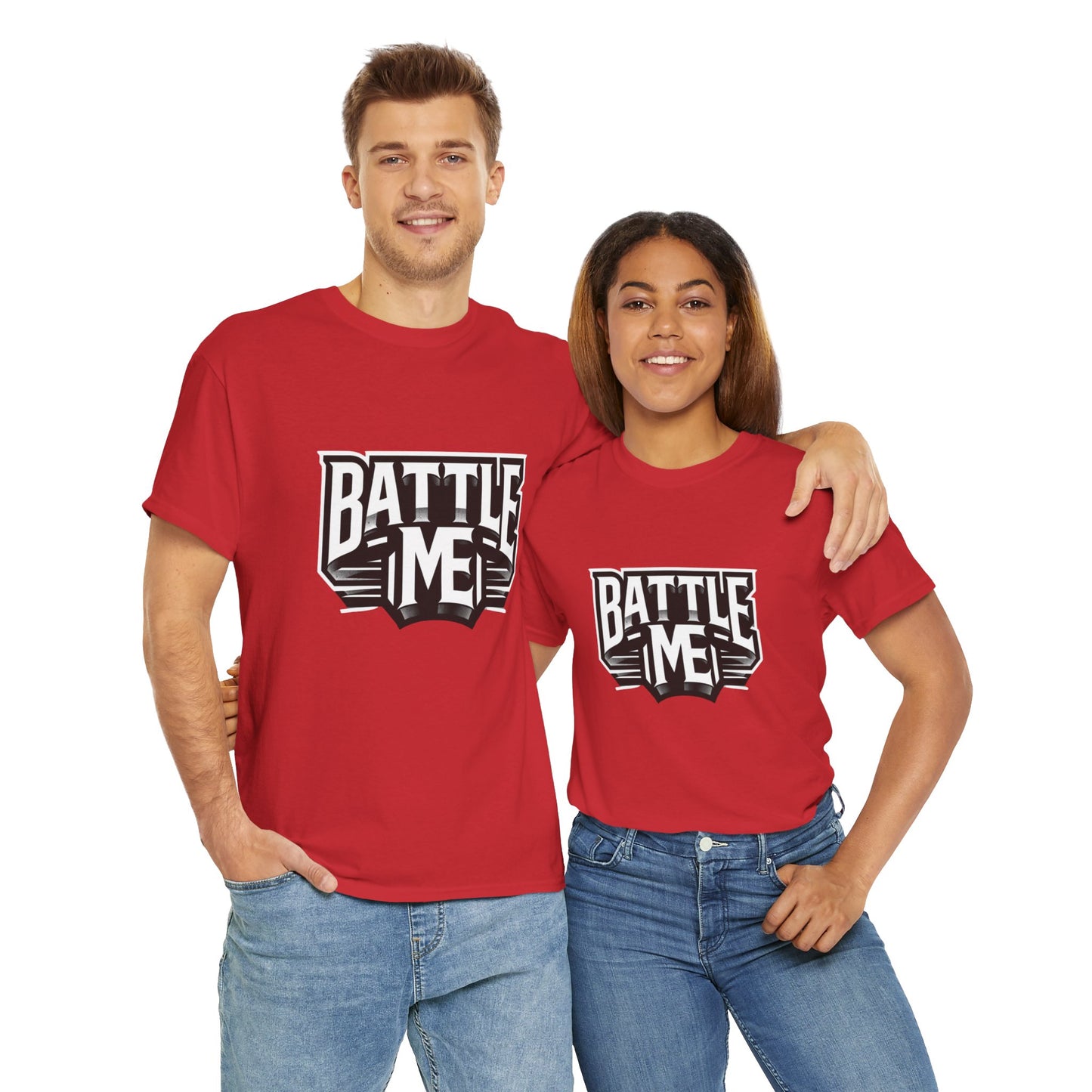 Heavy Cotton Tshirt Unisex for Battle on Live