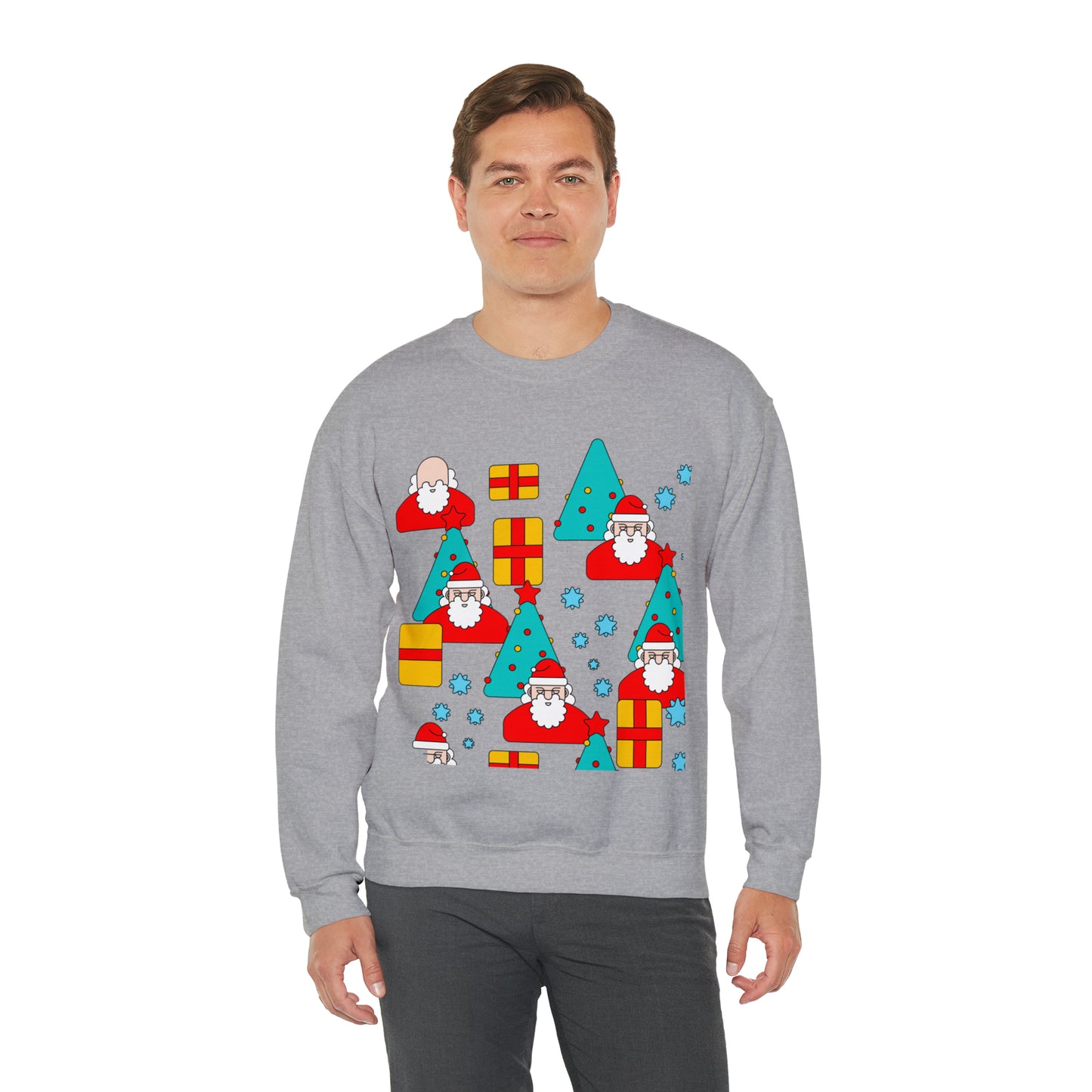 Unisex Heavy Blend™ Crewneck Christmas Ugly Sweatshirt20