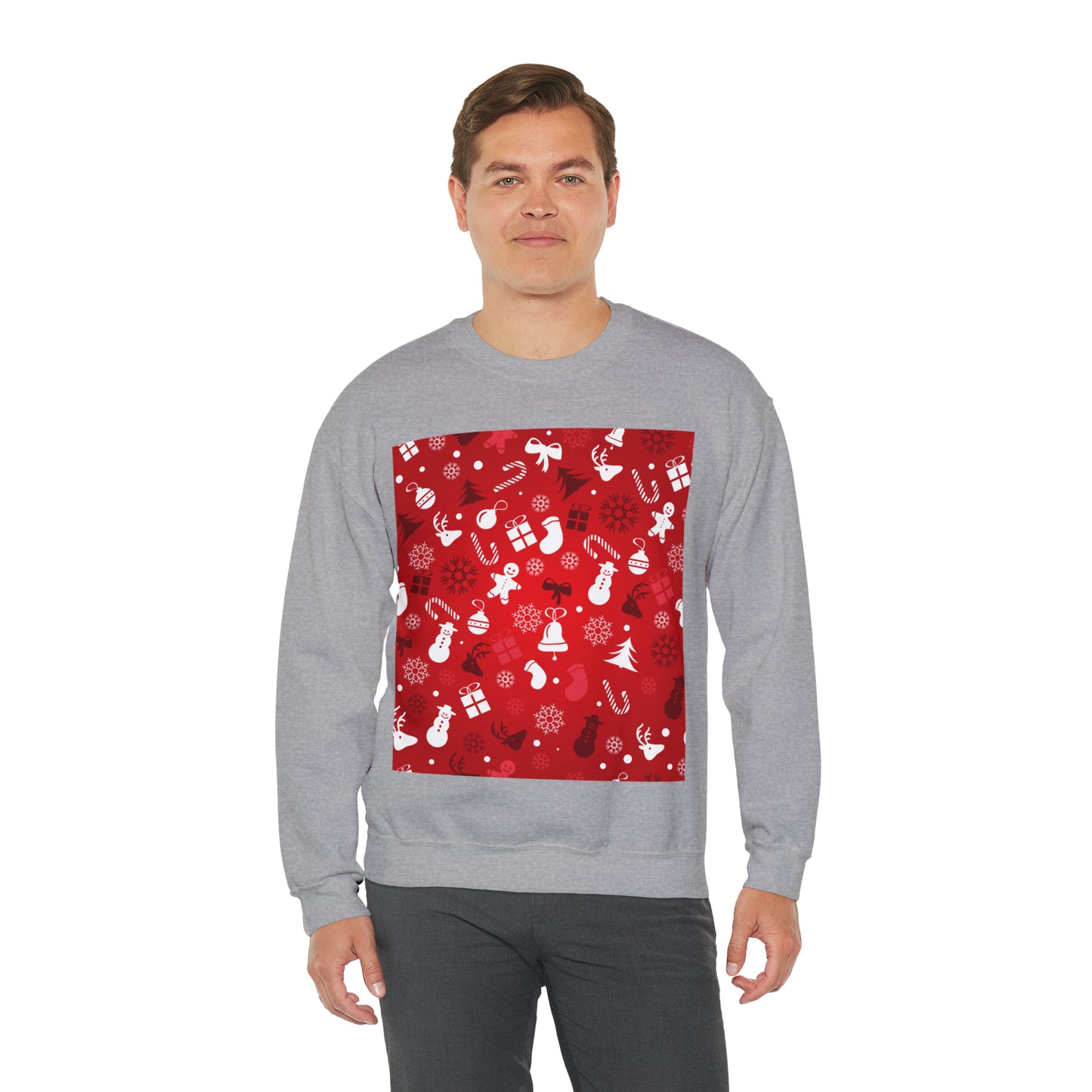 Unisex Heavy Blend™ Crewneck Christmas Ugly Sweatshirt4