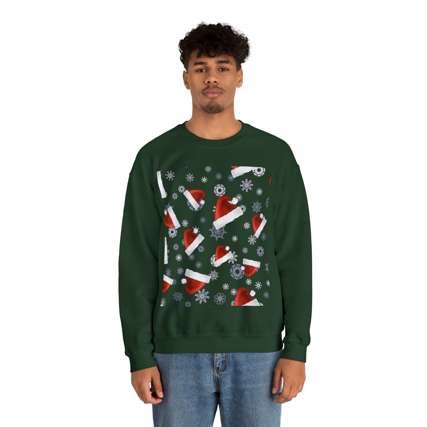 Unisex Heavy Blend™ Crewneck Christmas Ugly Sweatshirt18