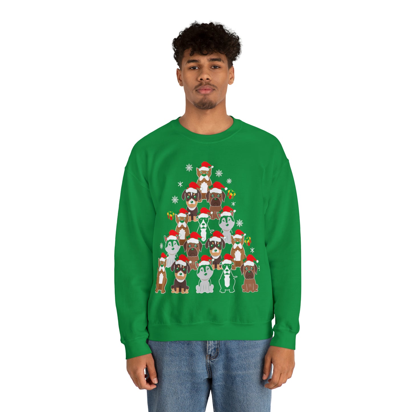 Unisex Heavy Blend™ Crewneck Christmas Ugly Sweatshirt8