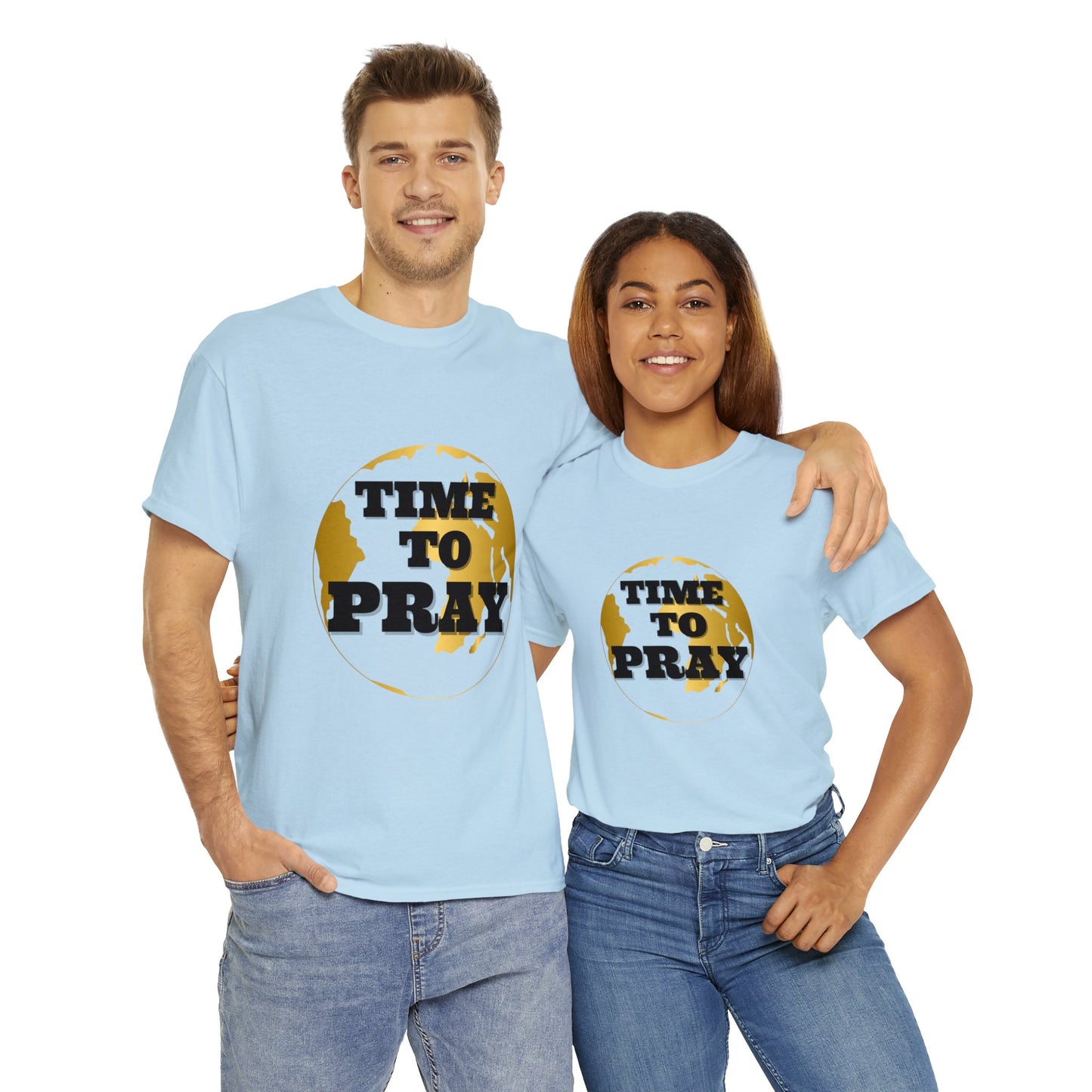 Unisex Heavy Cotton Tee Time to Pray Tee