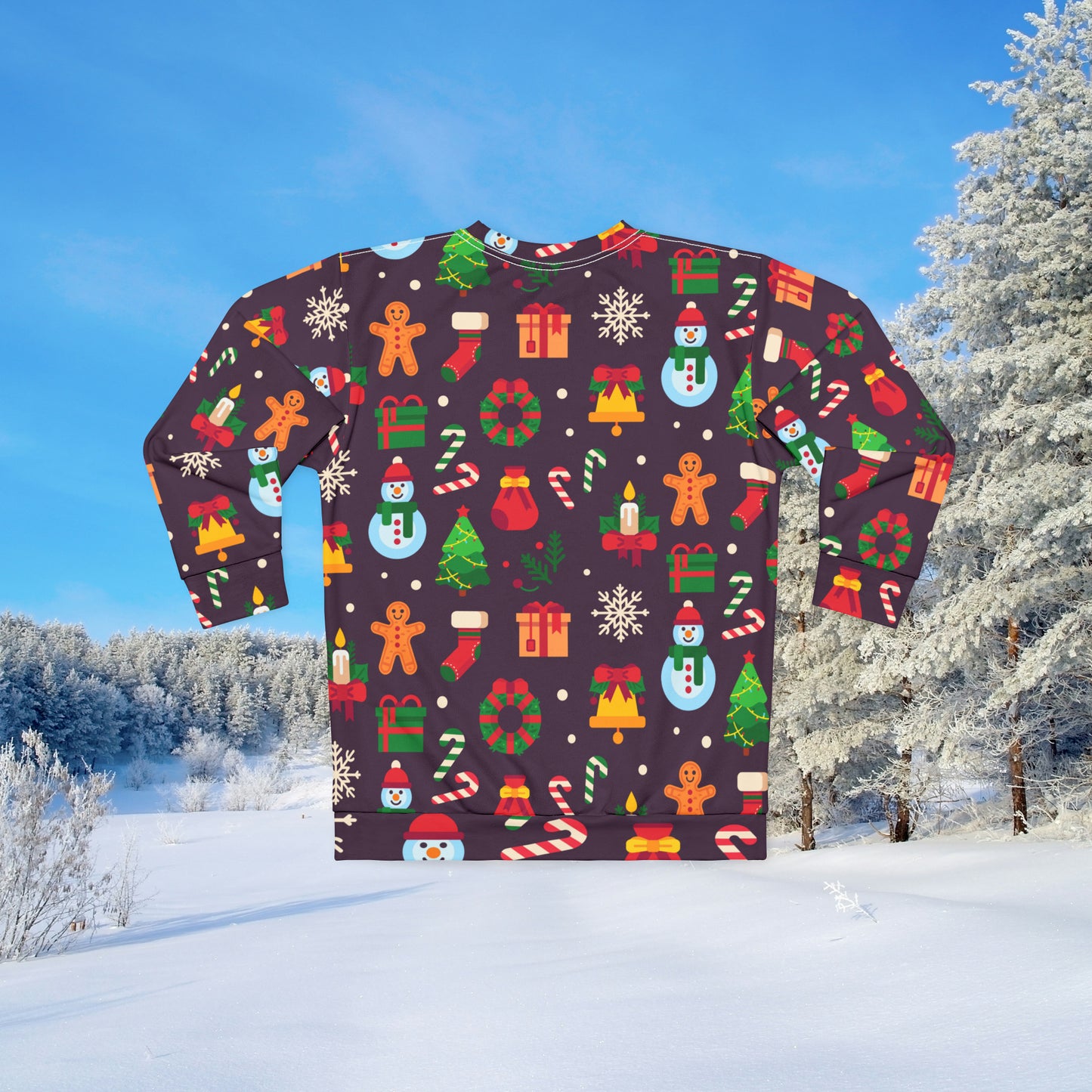 Christmas Ugly Sweater All Over Print Unisex Sweatshirt 7